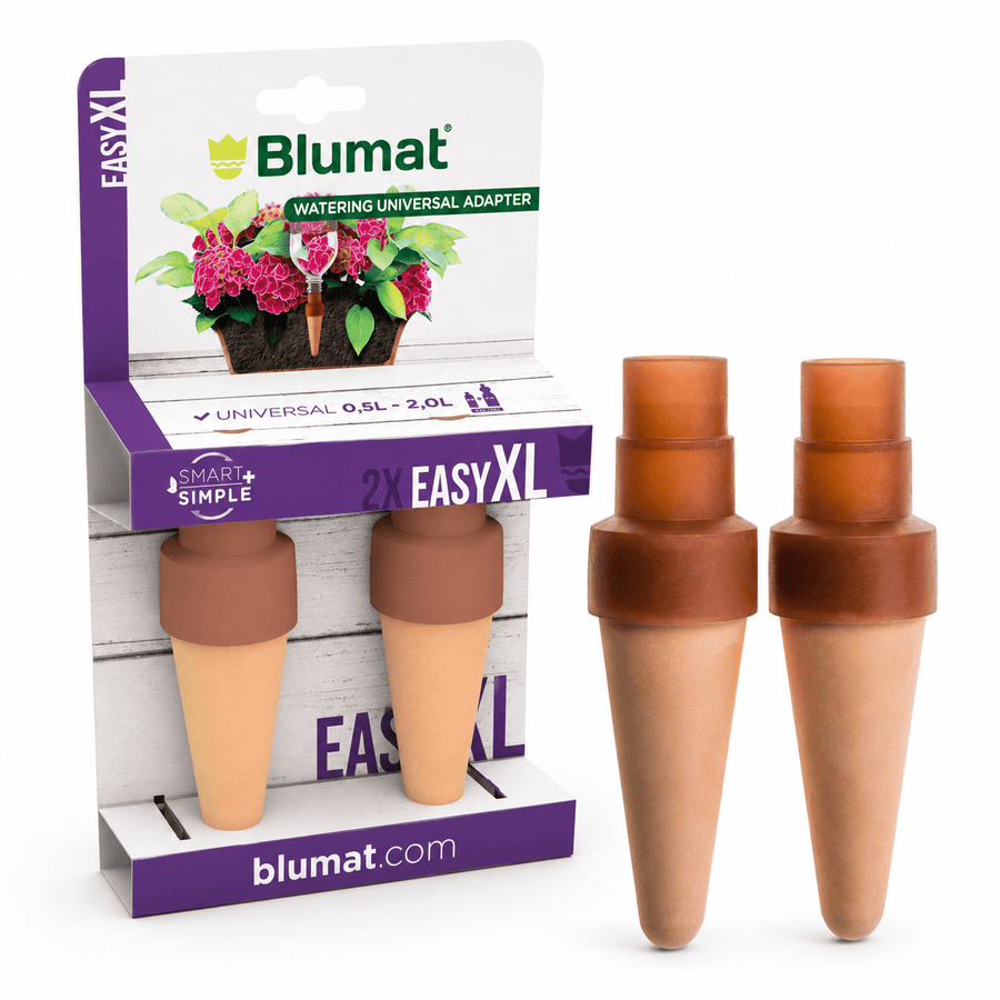 2 XL Clay Bottle Adapter Watering Spikes