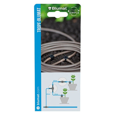 Blumat Drip Tube + Mini-Fittings – 3mm (1 Tee, 2 Unions)