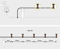 Blumat Distribution Dripper Set for More Drip Points